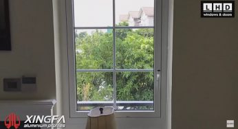 Cửa đi, cửa sổ mở quay sử dụng kính hộp nan trang trí