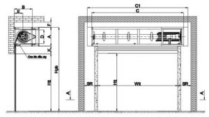 hướng dẫn lắp đặt cửa cuốn khe thoáng 3