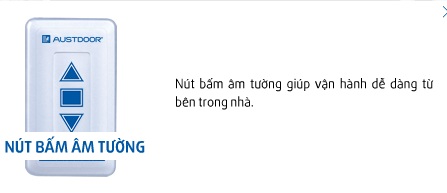 nút bấm âm tường cửa cuốn